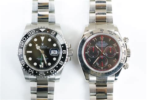 white gold vs stainless steel rolex